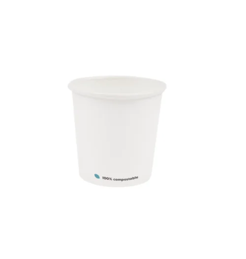 Bicchiere da caffè Bianco 100ml ECO-LINE